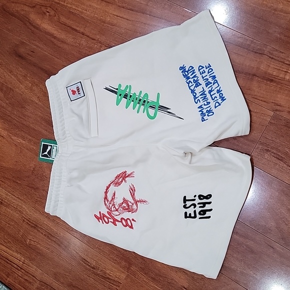 NWT Men's size M Puma sweatshorts - Picture 4 of 9